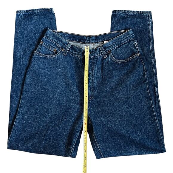 Levi’s VTG 70s Women’s Sz 26 High Rise Tapered Jeans USA Made Stonewash Denim - Picture 13 of 15
